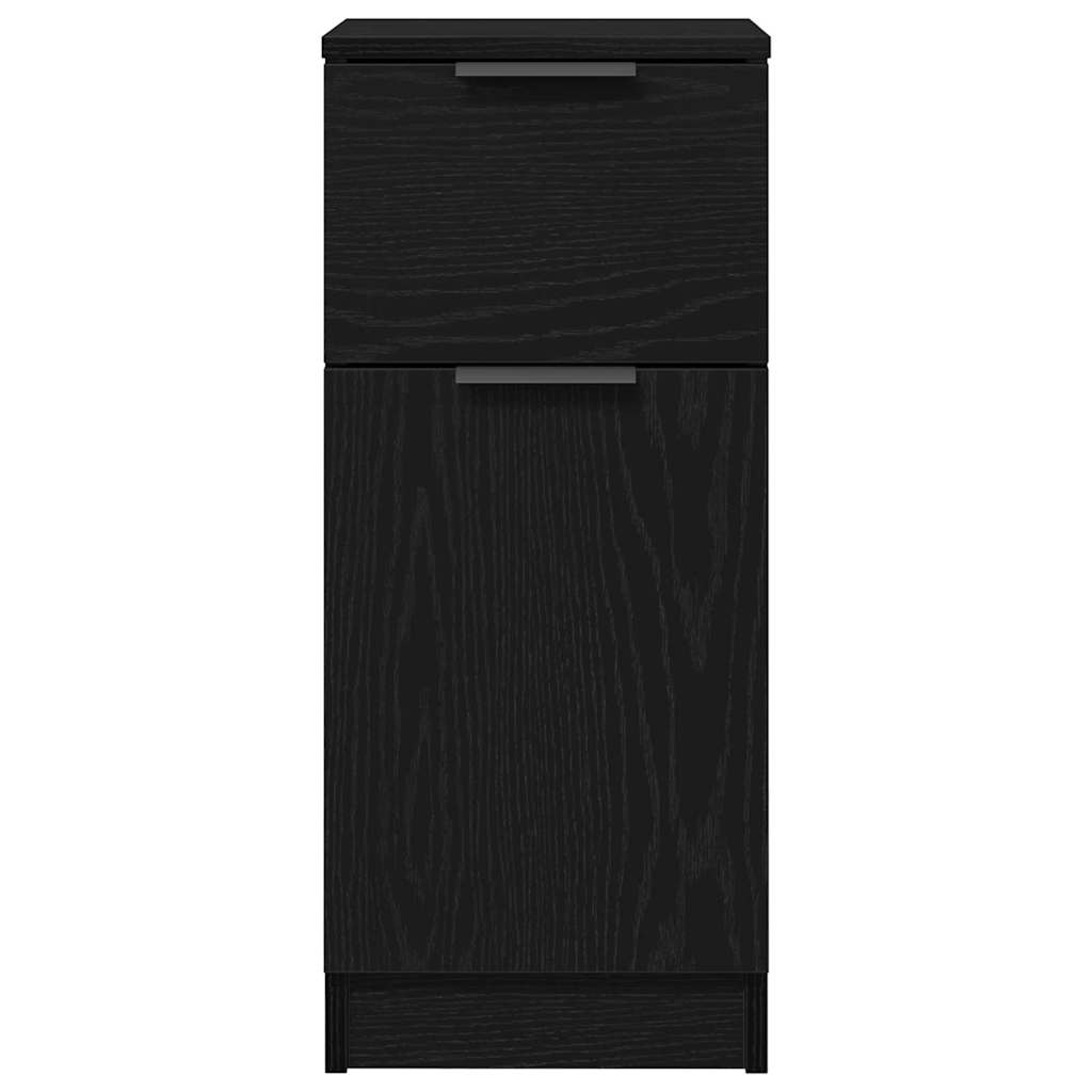 Kreveta s ladicama Crni hrast 30 x 30 x 70 cm Konstruirano drvo