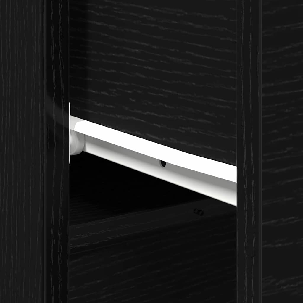 Kreveta s ladicama Crni hrast 30 x 30 x 70 cm Konstruirano drvo