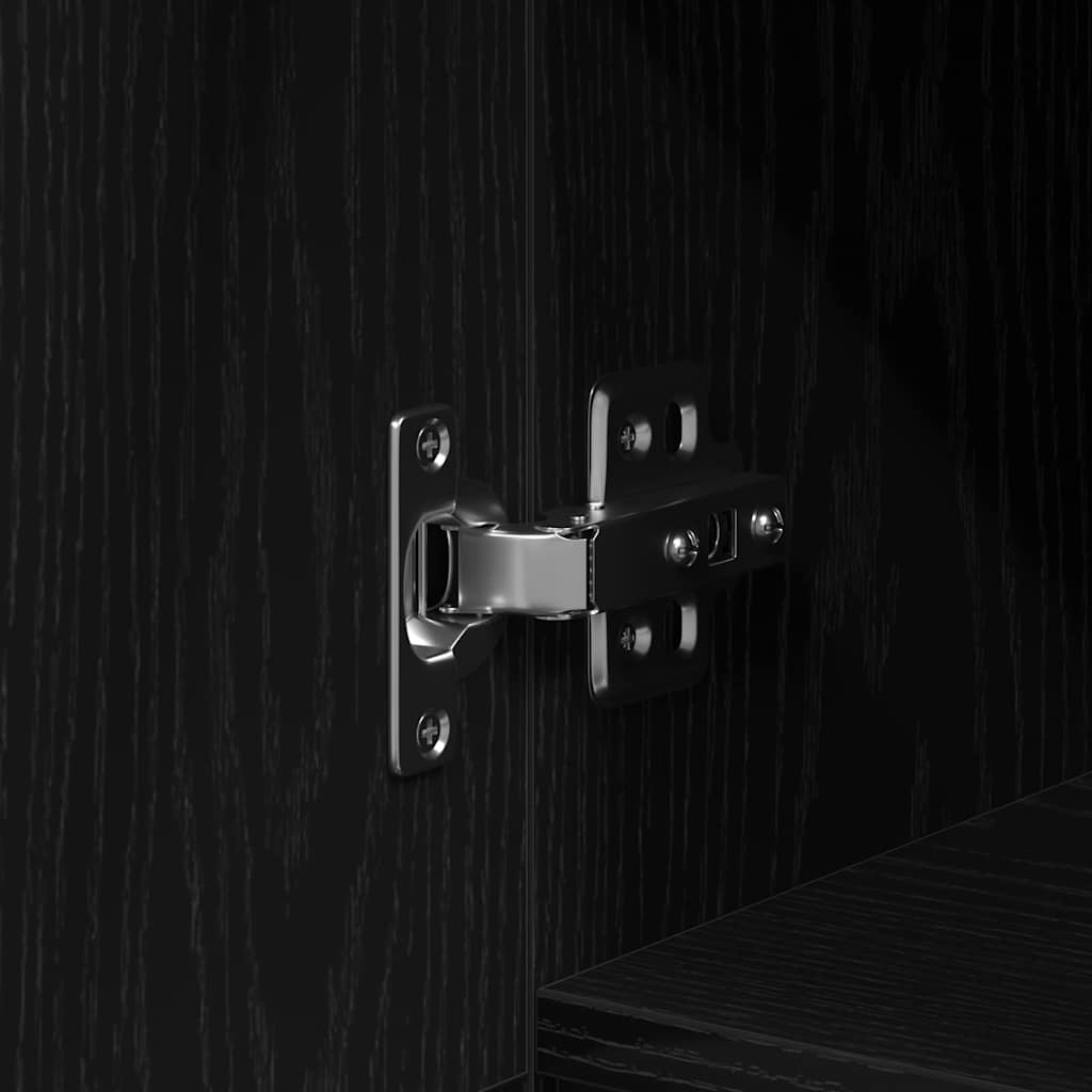 Stol s ladicama Crni hrast 100 x 50 x 75 cm Konstruirano drvo