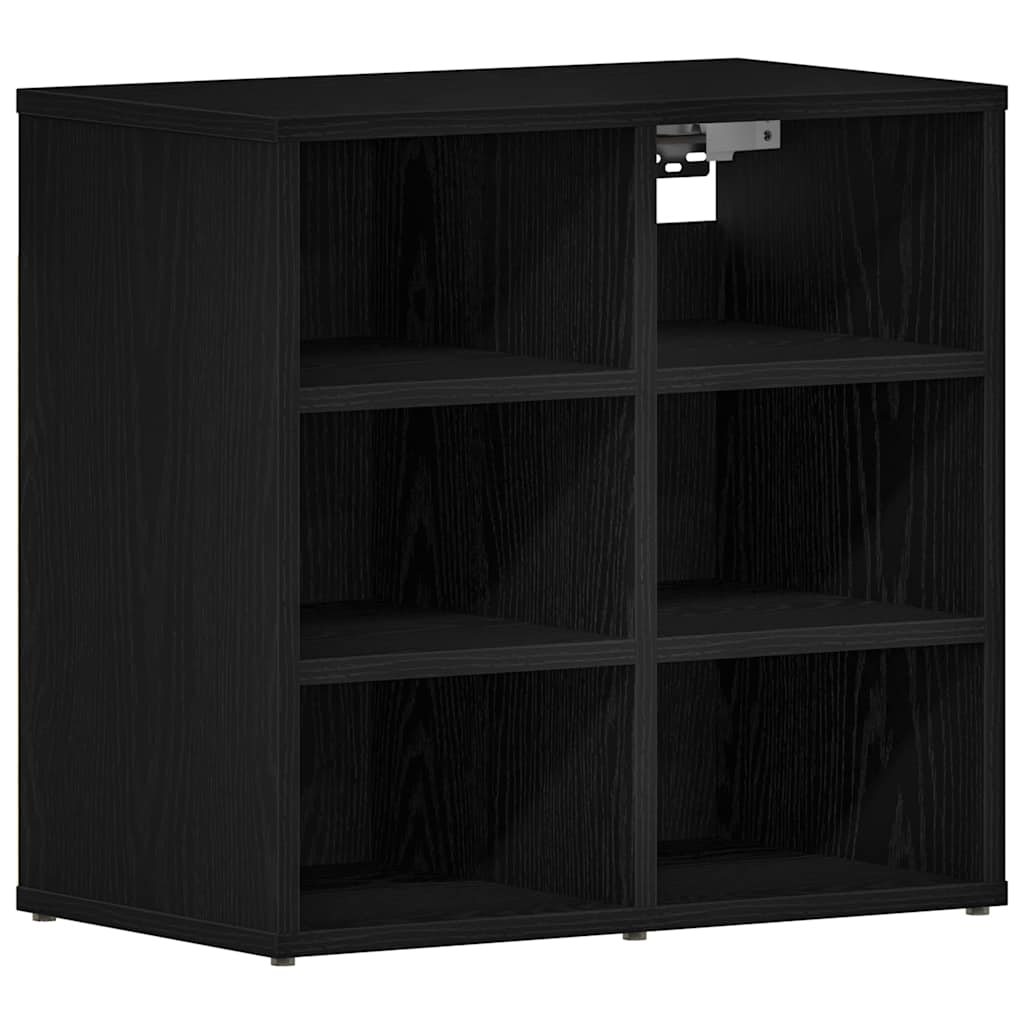 Ormar za cipele s policom 2 pcs Crni hrast 52 x 30 x 50,5 cm