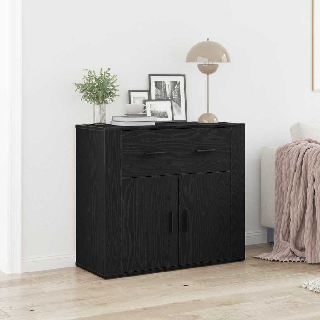 Kreveta s ladicama Crni hrast 80 x 33 x 70 cm Konstruirano drvo