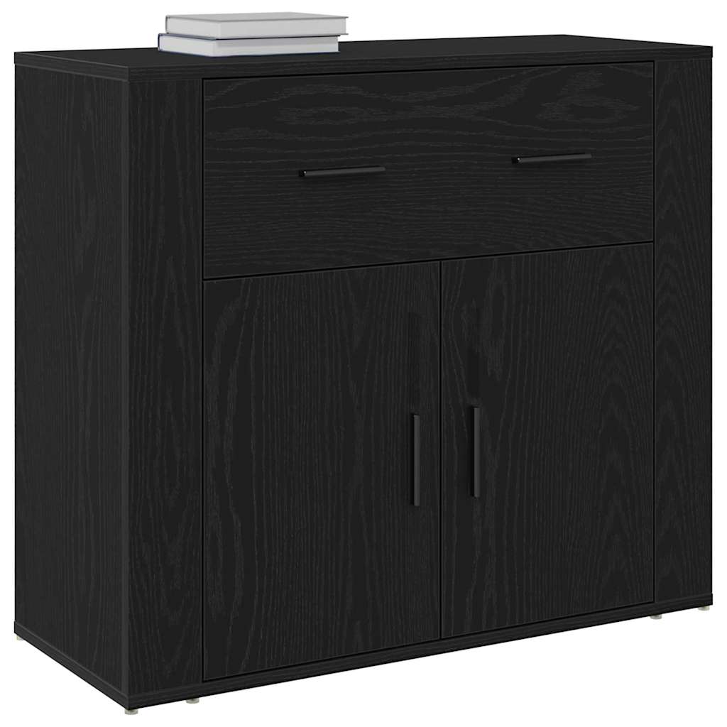Kreveta s ladicama Crni hrast 80 x 33 x 70 cm Konstruirano drvo
