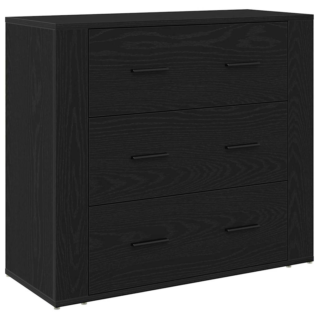 Kreveta s ladicama Crni hrast 80 x 33 x 70 cm Konstruirano drvo