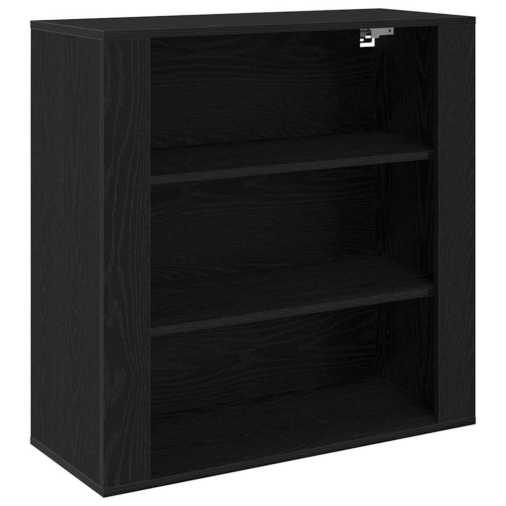 Ormar za Zid Zidne Crni hrast 80 x 33 x 80 cm Konstruirano drvo