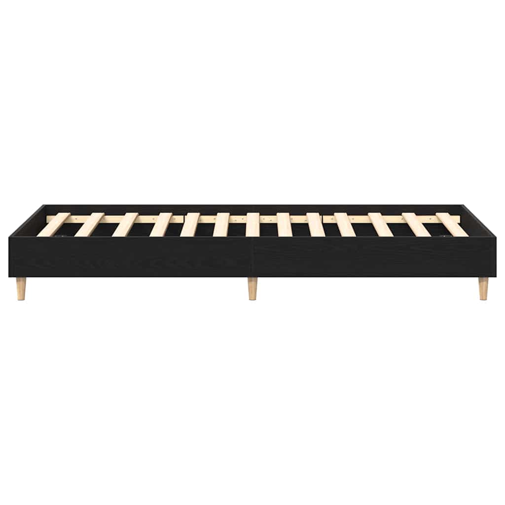 Krevetna konstrukcija Crni hrast 193 x 78 x 25 cm