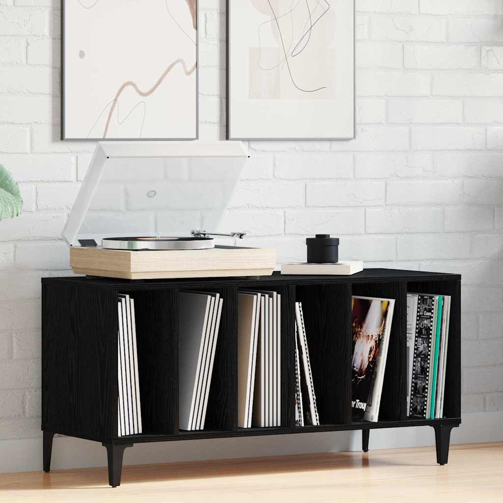 Ormar za ploče Crni hrast 100 x 38 x 48 cm Konstruirano drvo