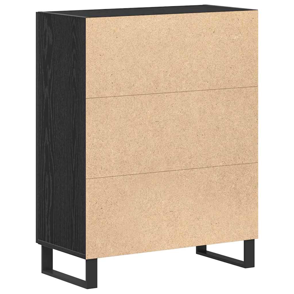 Kreveta Crni hrast 69,5 x 34 x 90 cm Konstruirano drvo