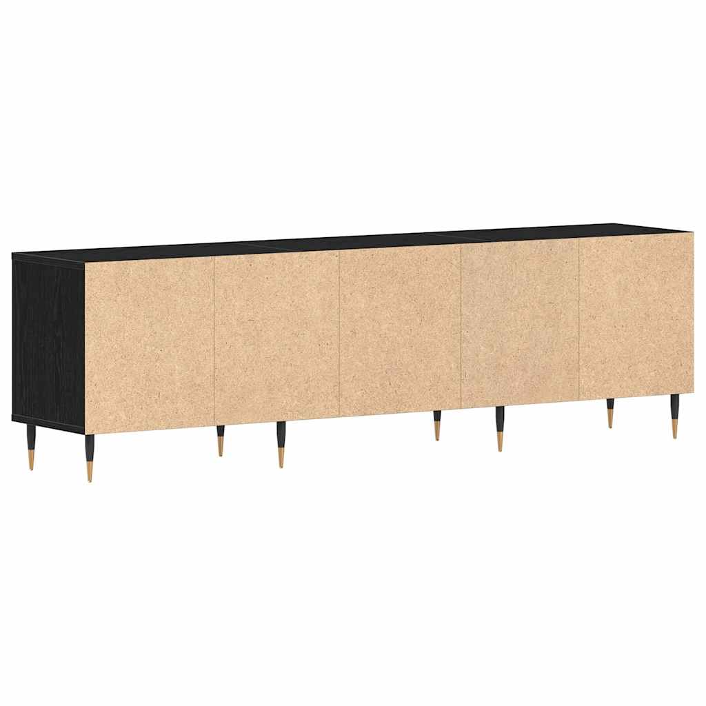 TV ormar Crni hrast 150 x 30 x 44,5 cm Konstruirano drvo