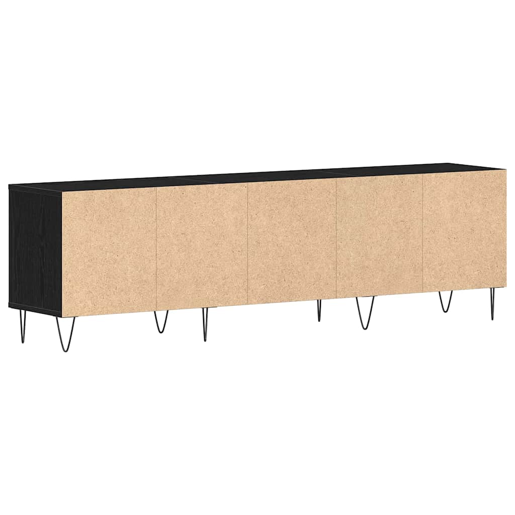 TV ormar 150 x 30 x 44,5 cm Crni hrast Konstruirano drvo