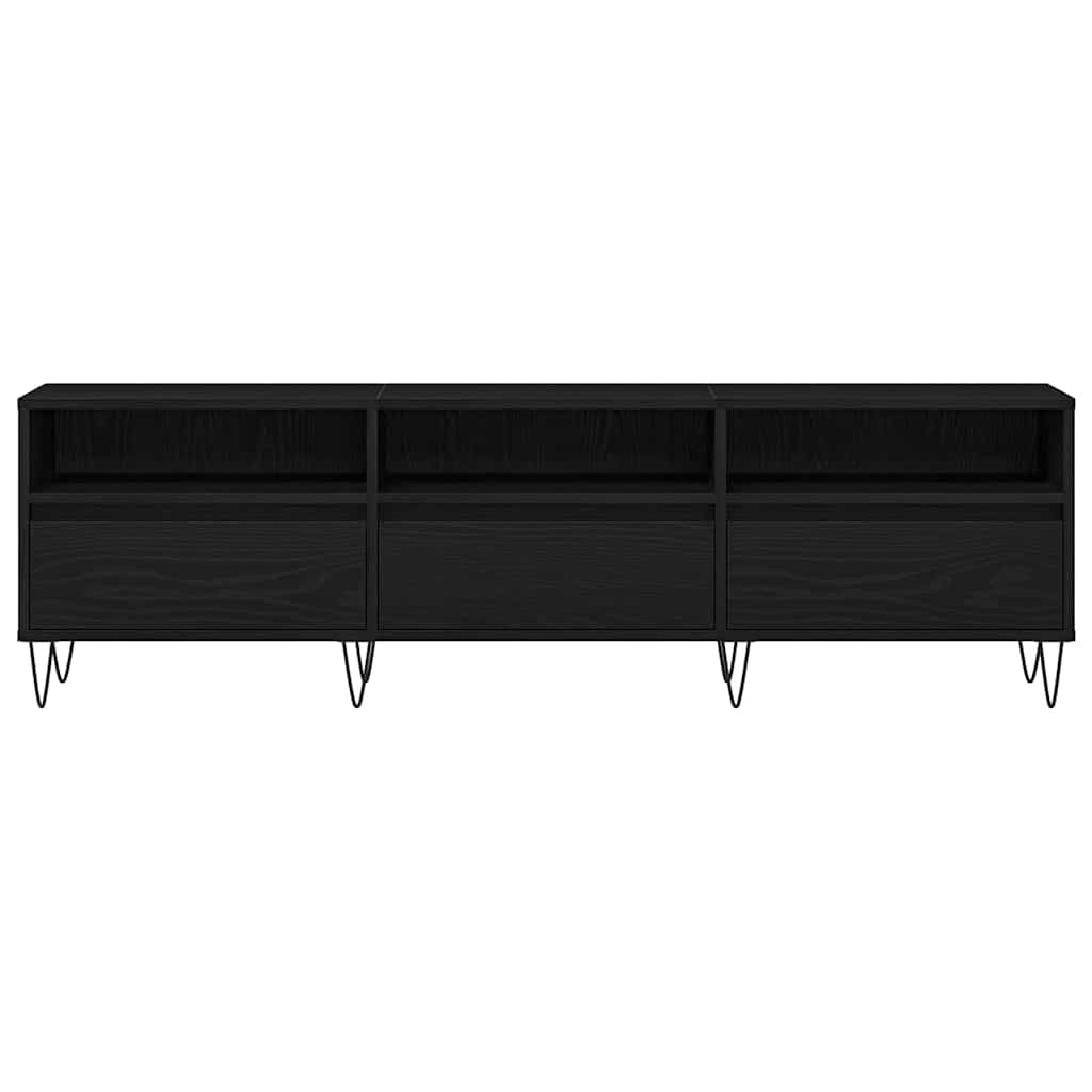 TV ormar 150 x 30 x 44,5 cm Crni hrast Konstruirano drvo