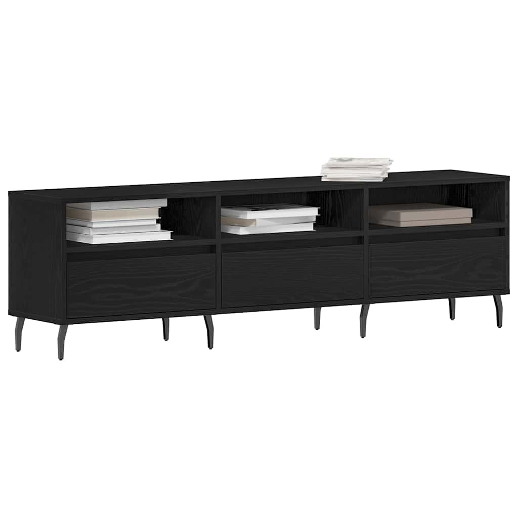 TV ormar Crni hrast 150 x 30 x 44,5 cm Konstruirano drvo