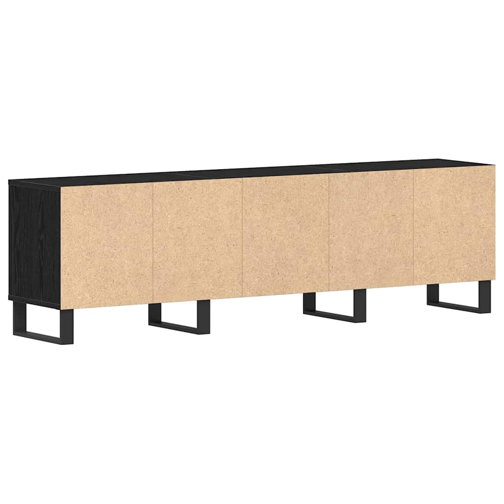 TV ormar Crni hrast 150 x 30 x 44,5 cm Konstruirano drvo