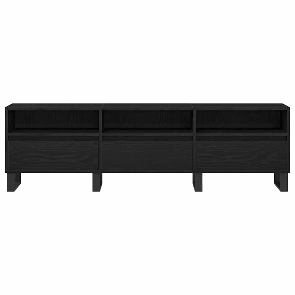 TV ormar 150 x 30 x 44,5 cm Crni hrast Konstruirano drvo