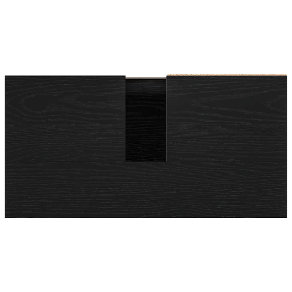 Kupaonski ormarić za sudoper Crni hrast 65 x 33 x 60 cm