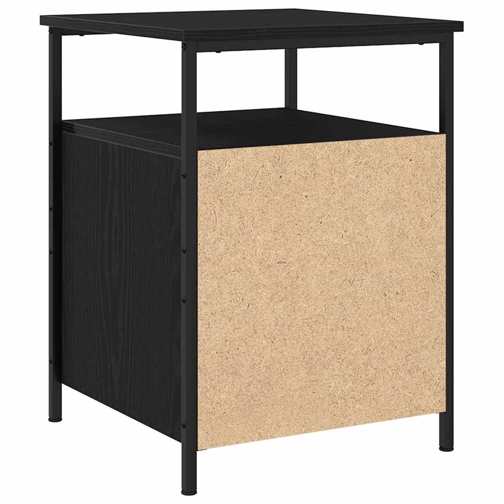 Noćni ormar s ladicama 2 pcs Crni hrast 34 x 35,5 x 50 cm