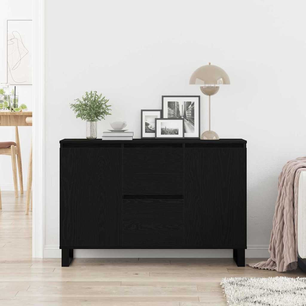 Kreveta Crni hrast 101,5 x 35 x 70 cm Konstruirano drvo