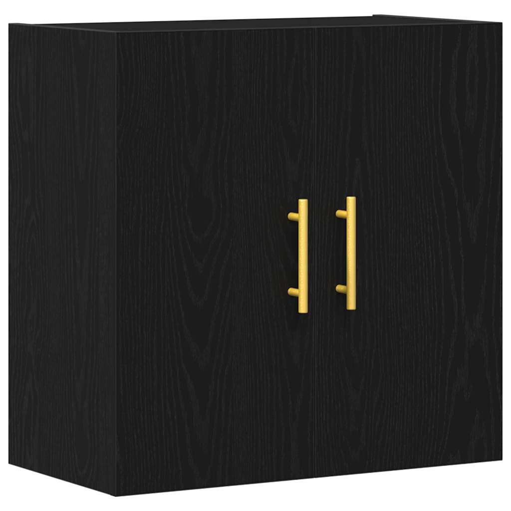 Kabinetski zidni 60 x 31 x 70 cm Konstruirano drvo Crni hrast