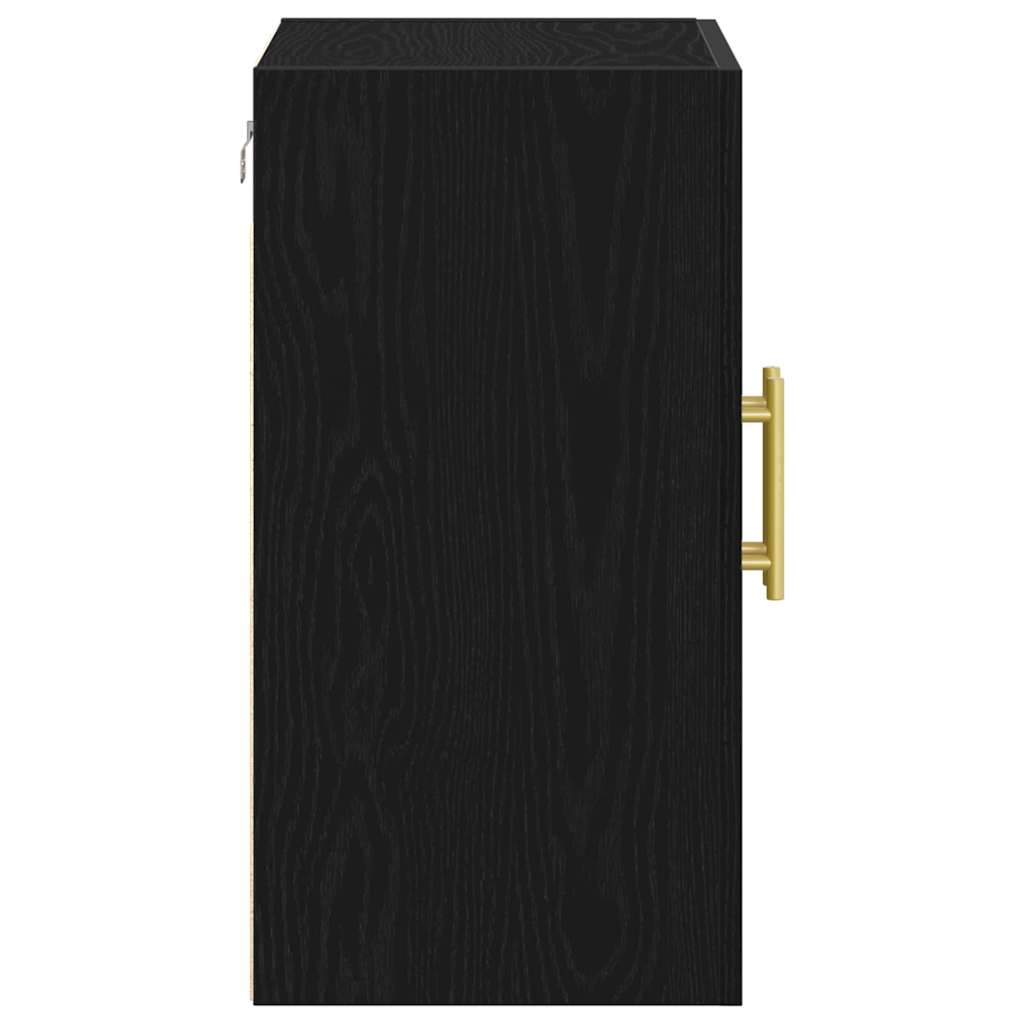 Kabinetski zidni 60 x 31 x 70 cm Konstruirano drvo Crni hrast
