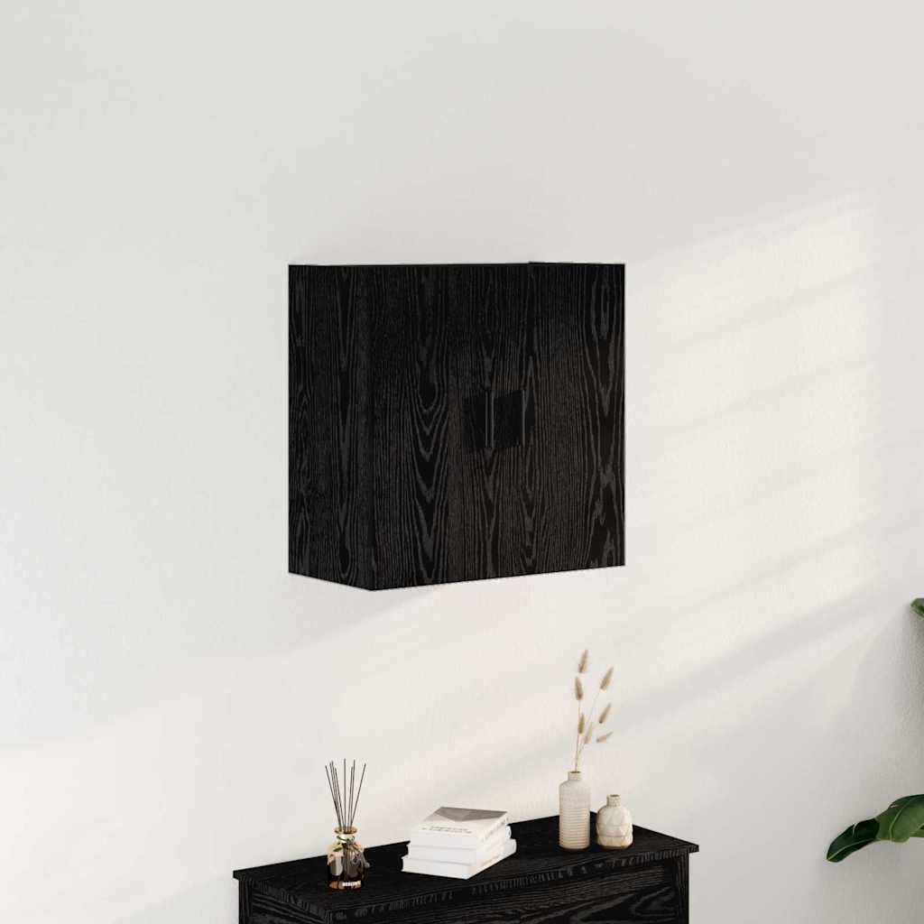 Kabinetski zidni 60 x 31 x 60 cm Konstruirano drvo Crni hrast