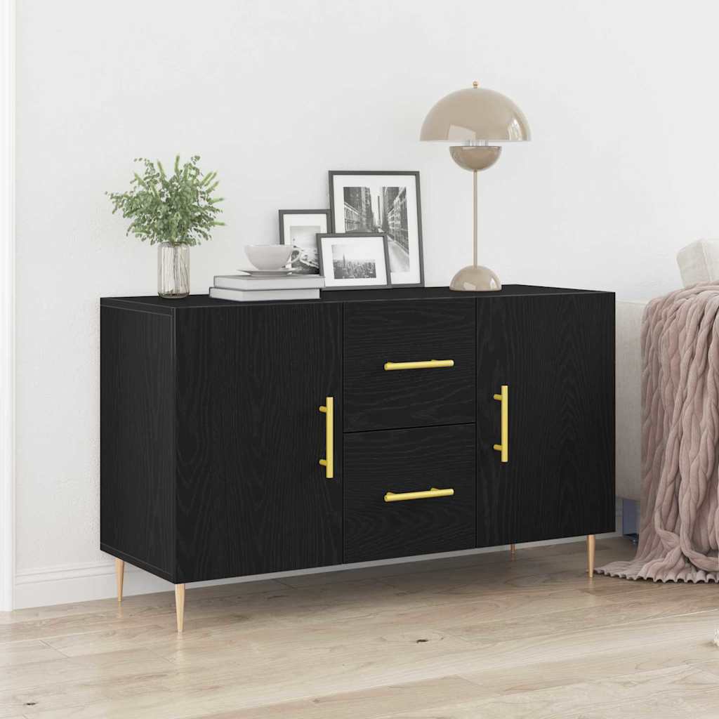 Kreveta Crni hrast 100 x 36 x 60 cm Konstruirano drvo