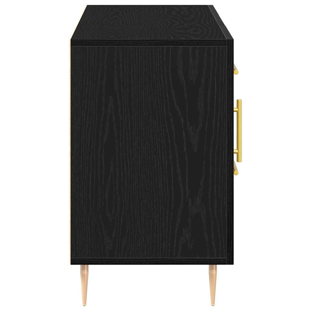 Kreveta Crni hrast 100 x 36 x 60 cm Konstruirano drvo