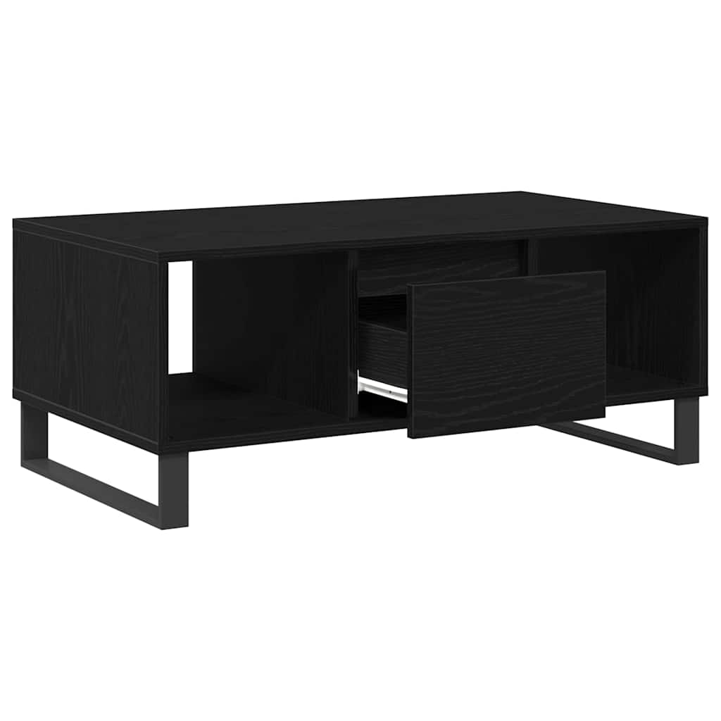 Kava Stol Crni hrast 90 x 50 x 36.5 cm Konstruirano drvo