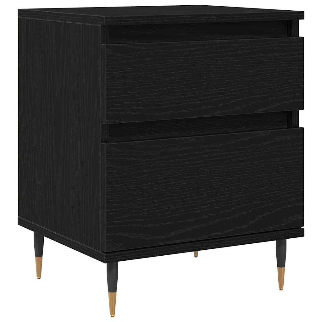 Noćni ormar Crni hrast 40 x 35 x 50 cm Konstruirano drvo