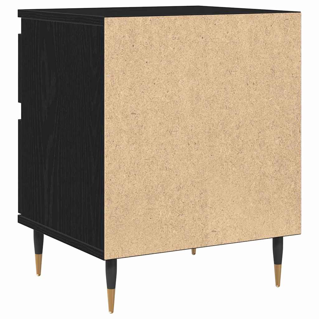 Noćni ormar Crni hrast 40 x 35 x 50 cm Konstruirano drvo