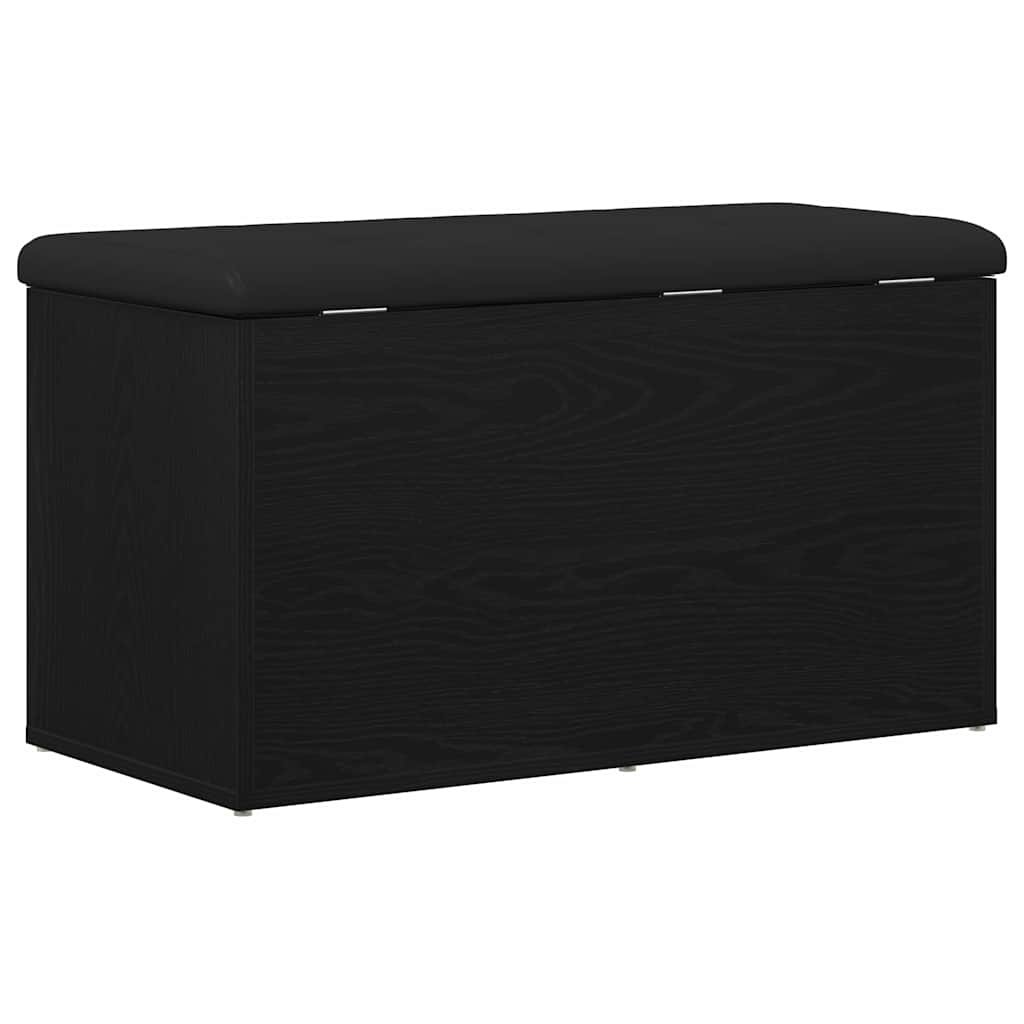 Klupa za pohranu Crni hrast 82 x 42 x 45 cm Konstruirano drvo