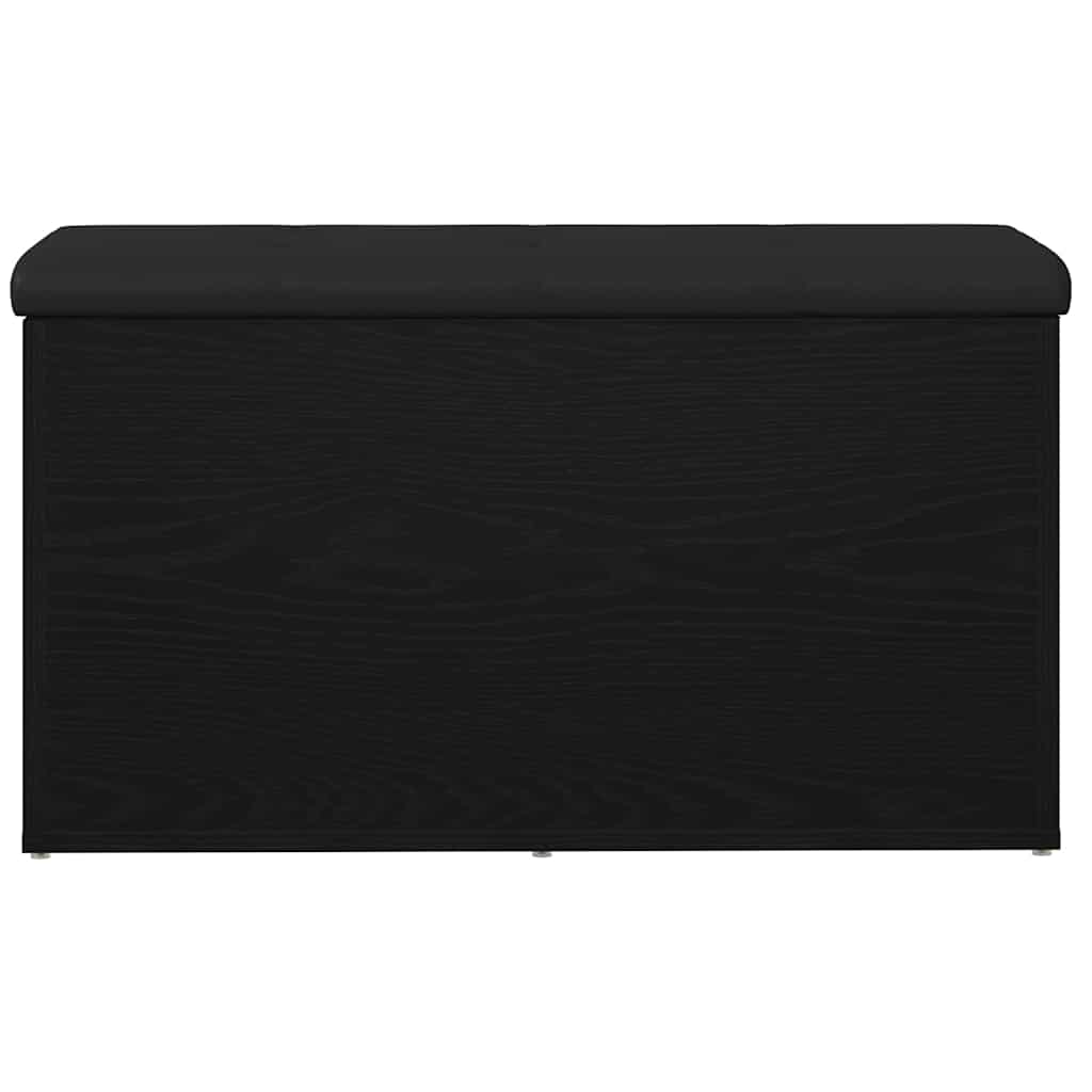 Klupa za pohranu Crni hrast 82 x 42 x 45 cm Konstruirano drvo