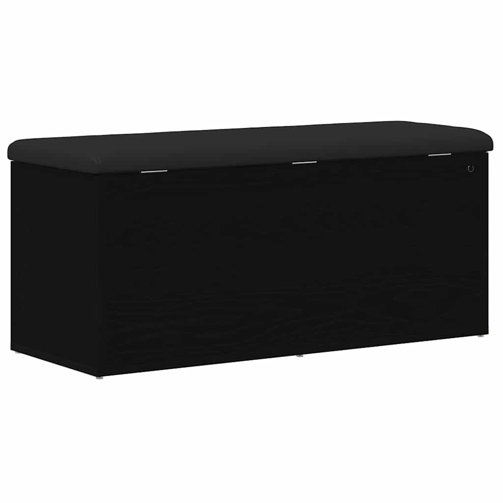 Klupa za pohranu Crni hrast 102 x 42 x 45 cm Konstruirano drvo
