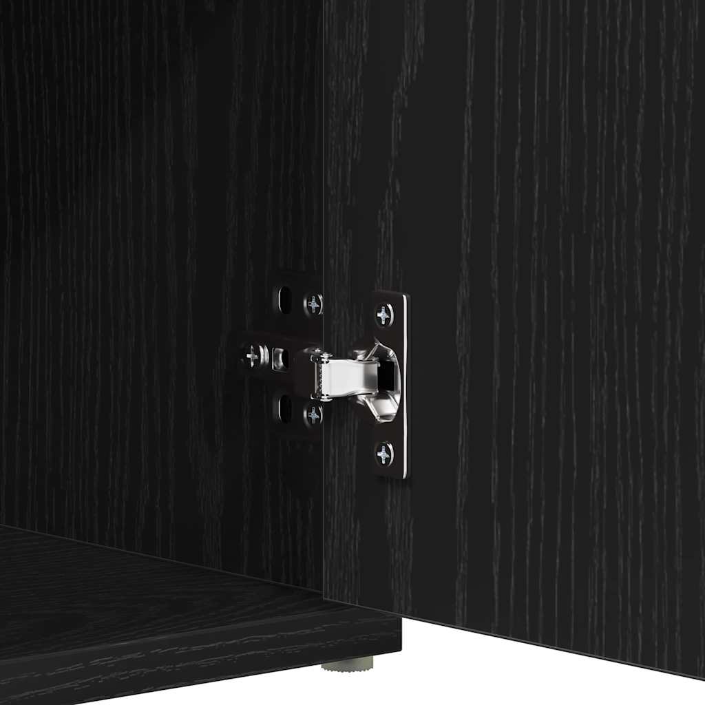 Klupa za pohranu Crni hrast 102 x 32 x 50 cm Konstruirano drvo