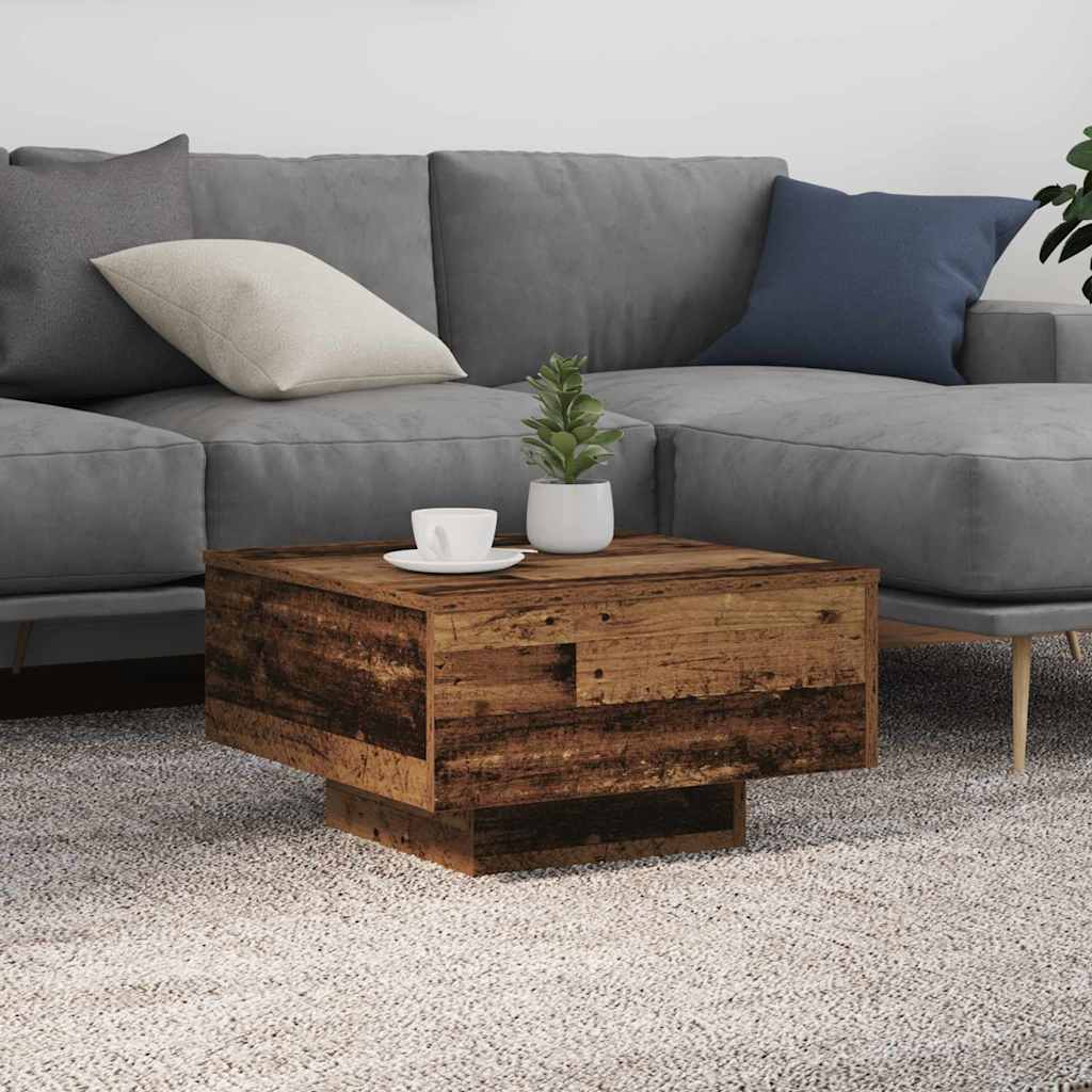 Kava Stol Staro drvo 55 x 55 x 31 cm Konstruirano drvo