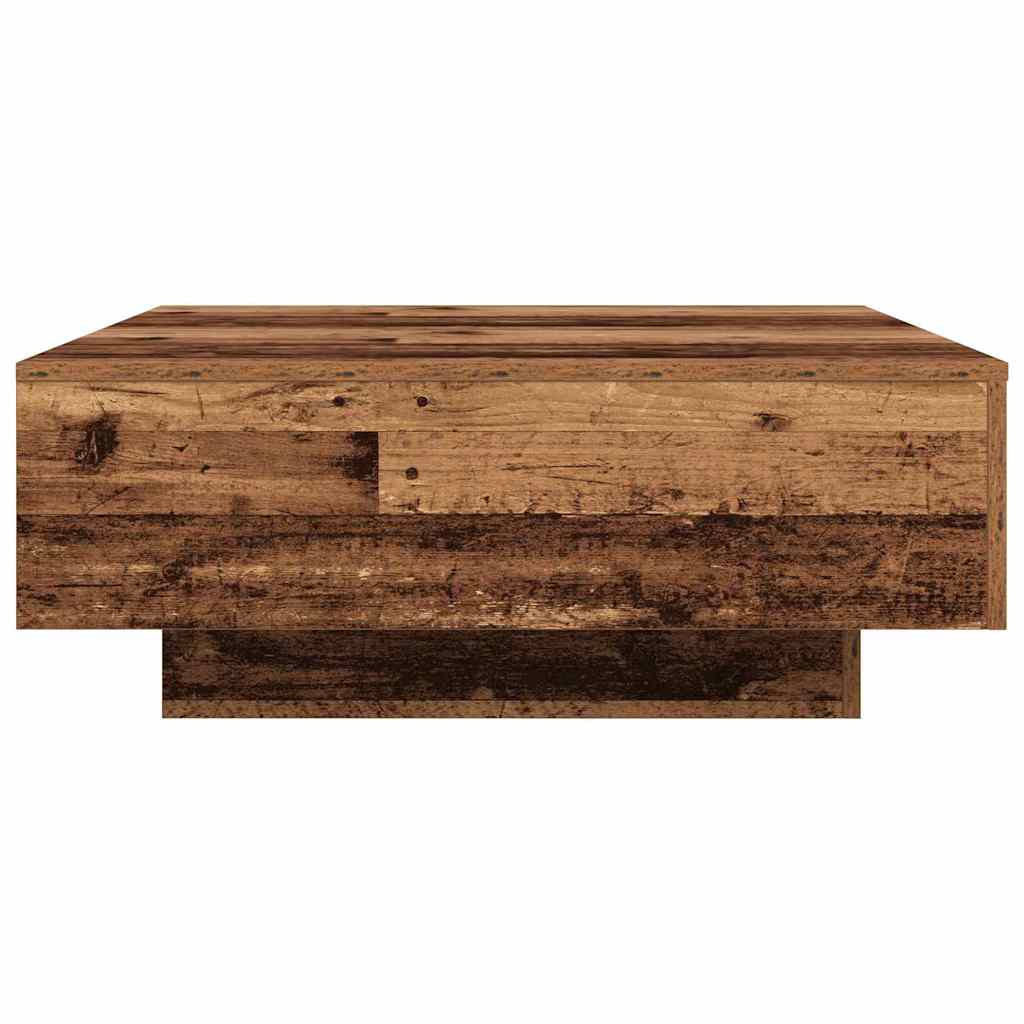 Kava Stol Stari drvo i plava 80 x 80 x 31 cm Konstruirano drvo