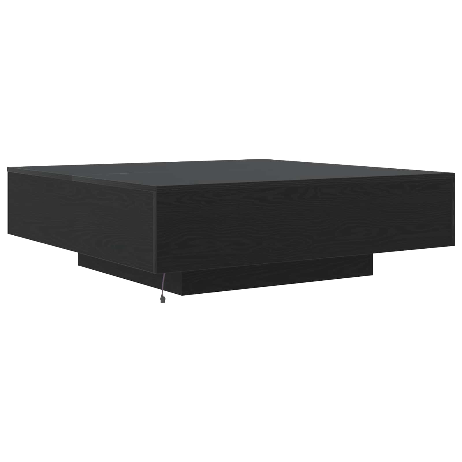 Kava Stol Crni hrast 100 x 100 x 31 cm Konstruirano drvo