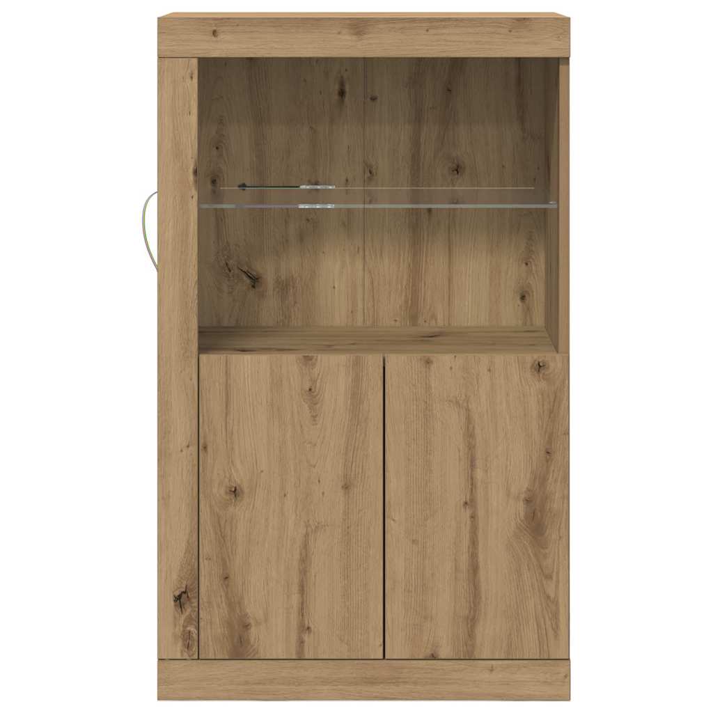 LED komoda 60,5 x 37 x 100 cm Konstruirano drvo