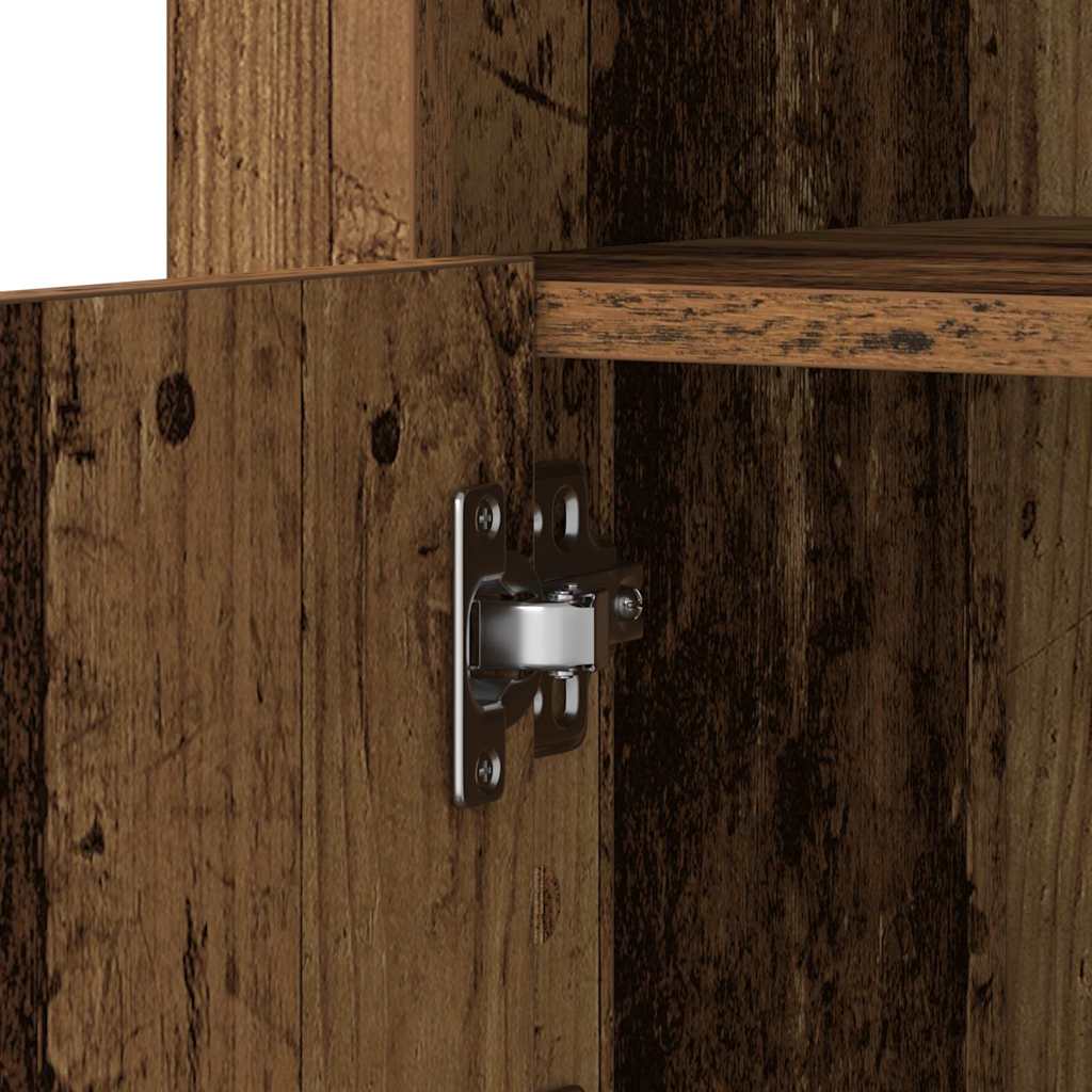 LED komoda 2 pcs Staro drvo 41 x 37 x 67 cm Konstruirano drvo