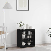 LED komoda Crni hrast 60,5 x 37 x 67 cm Konstruirano drvo