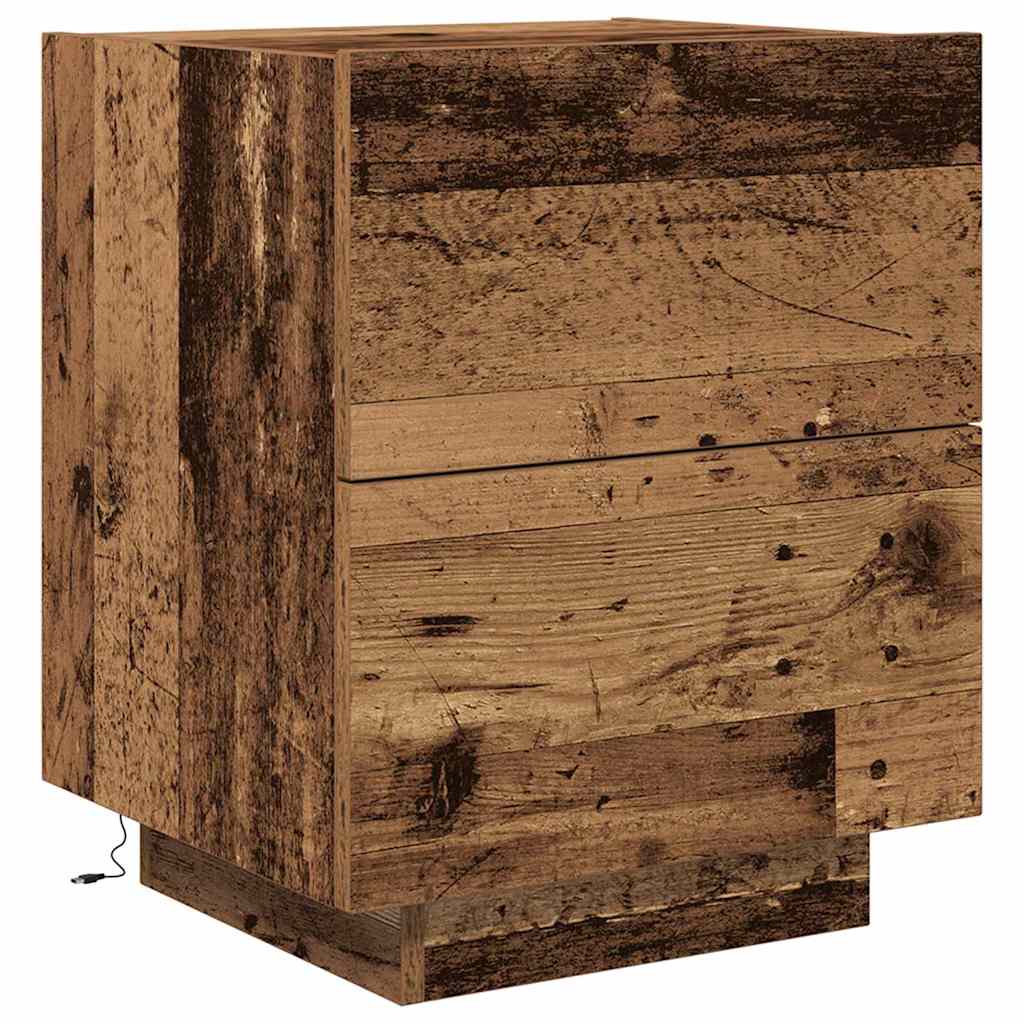 Noćni ormar Staro drvo 45 x 40 x 55 cm Konstruirano drvo