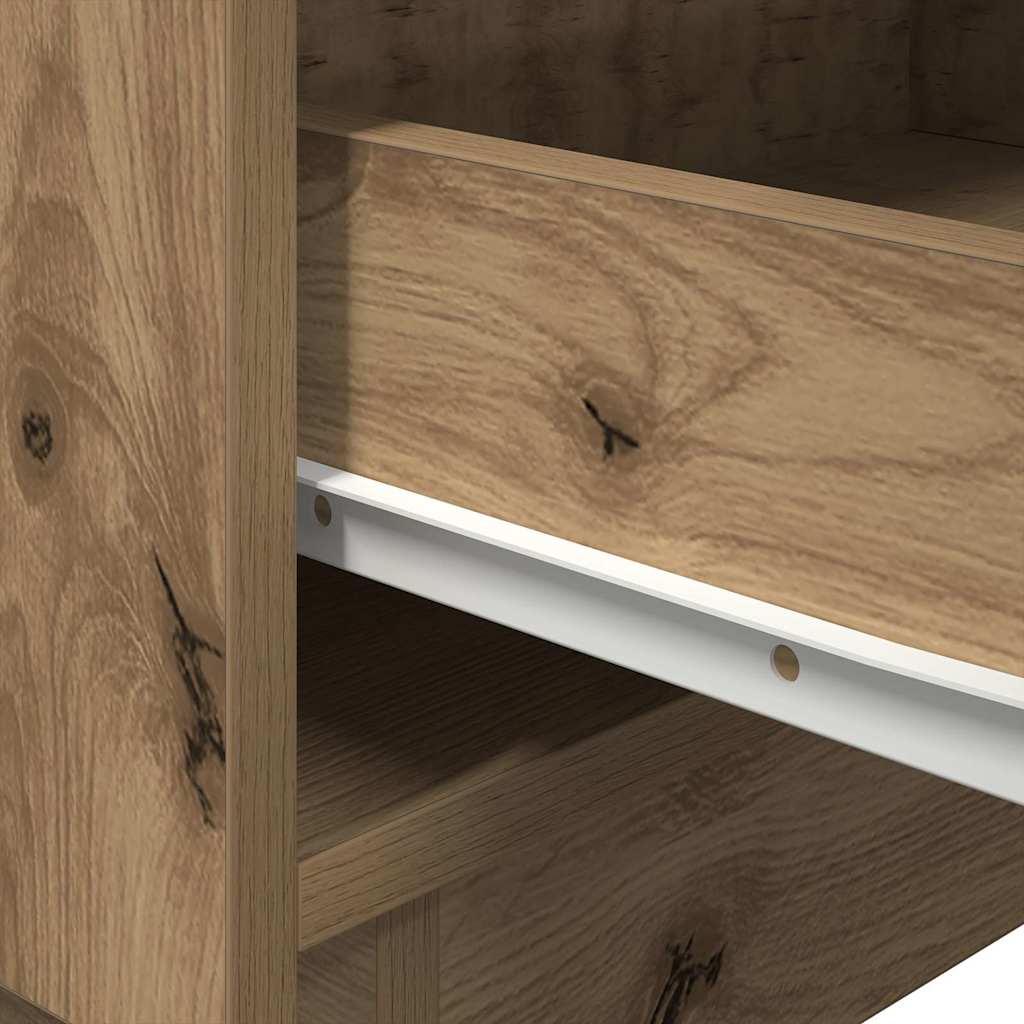 Noćni ormar s ladicama 2 pcs Umjetnički hrast 45 x 40 x 55 cm