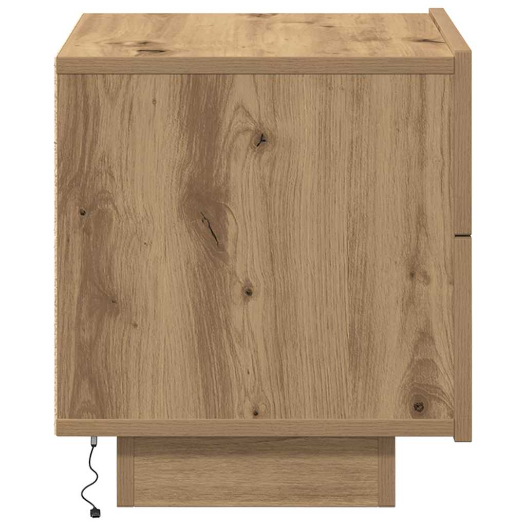 Noćni ormar s ladicama Umjetnički hrast 70 x 36 x 40,5 cm