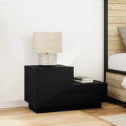 Noćni ormar Crni hrast 70 x 36 x 40,5 cm Konstruirano drvo