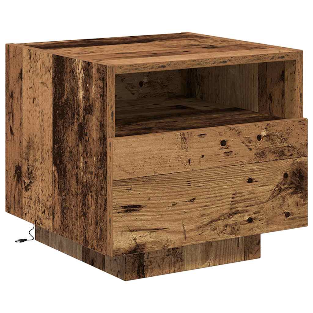 Noćni ormar Staro drvo 40 x 39 x 37 cm Konstruirano drvo
