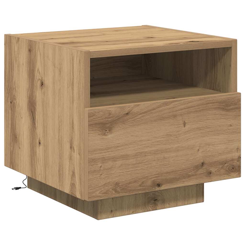 Noćni ormar Umjetnički hrast 40 x 39 x 37 cm Konstruirano drvo