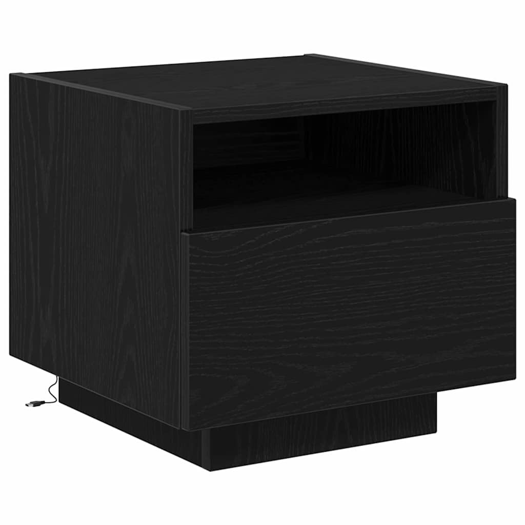 Noćni ormar Crni hrast 40 x 39 x 37 cm Konstruirano drvo