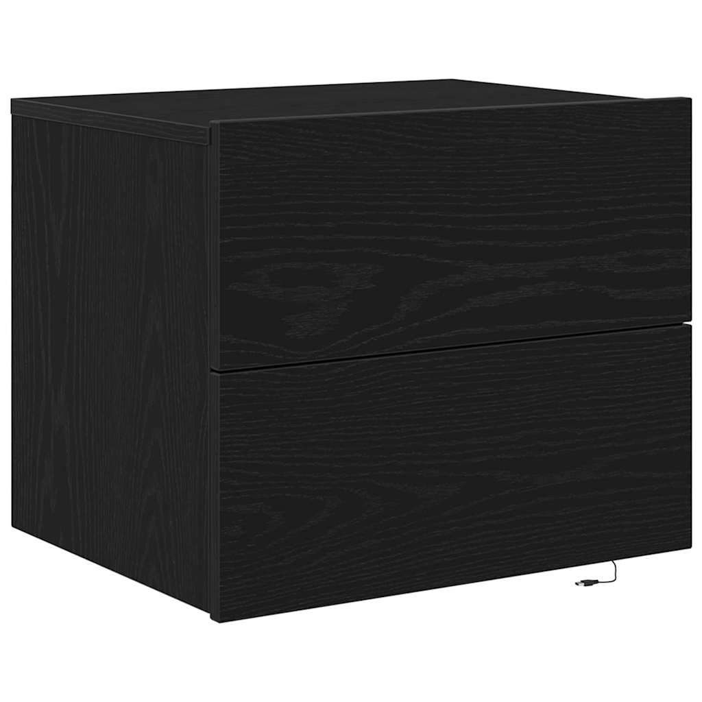 Noćni ormar Crni hrast 50 x 39 x 41 cm Konstruirano drvo