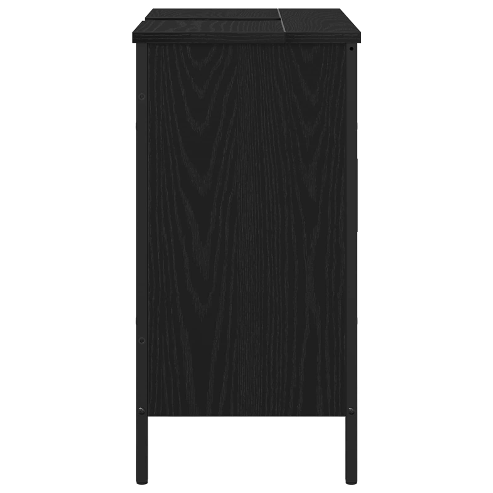 Kupaonski ormarić za sudoper Crni hrast 60 x 30 x 60 cm