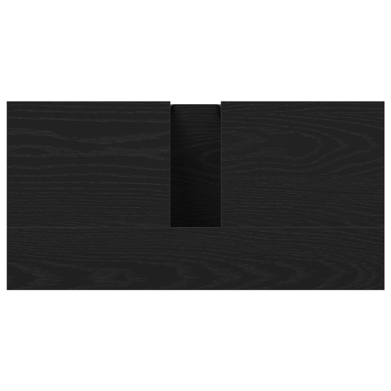 Kupaonski ormarić za sudoper Crni hrast 60 x 30 x 60 cm