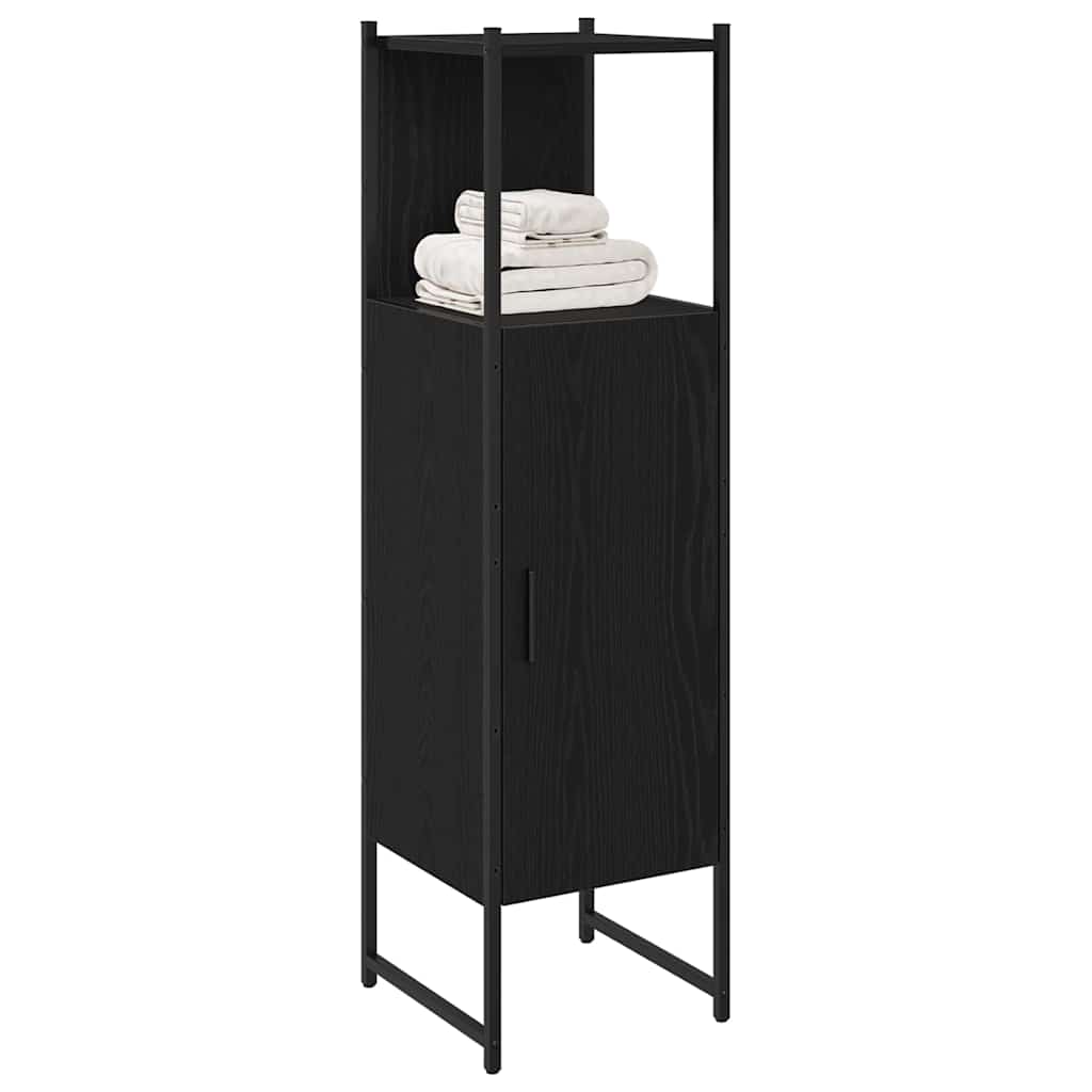 Set namještaja za kupaonicu Zidne Crni hrast 33 x 33 x 120,5 cm