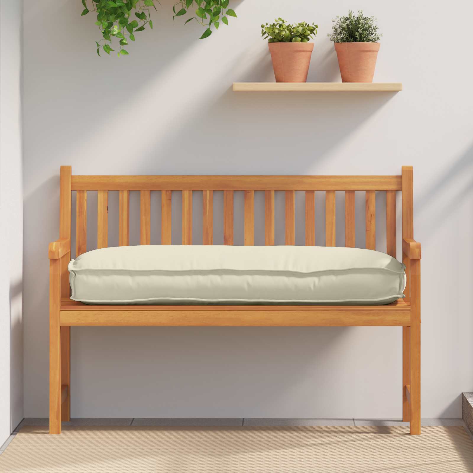 Jastuk Krema 120 x 50 x 12 cm Oxford tkanina